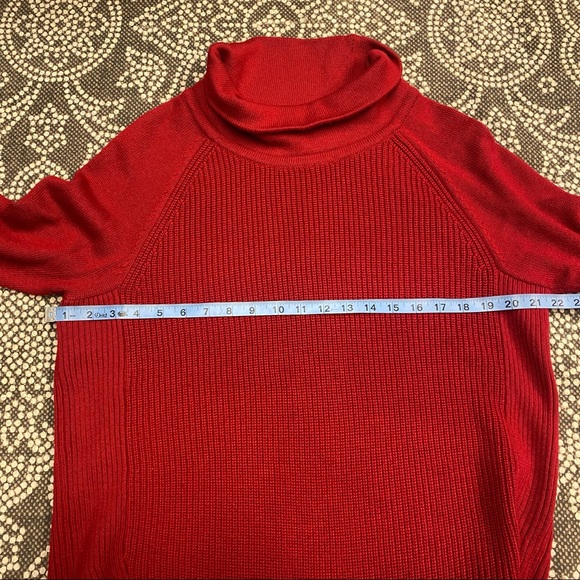 Athleta mock neck merino wool oversized sweater M - Picture 7 of 8